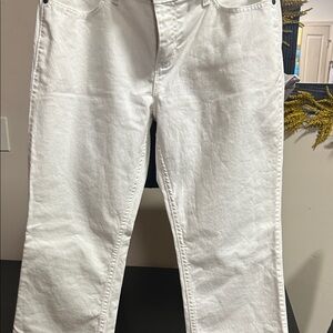 Wrangler Women's White Straight Leg Jeans